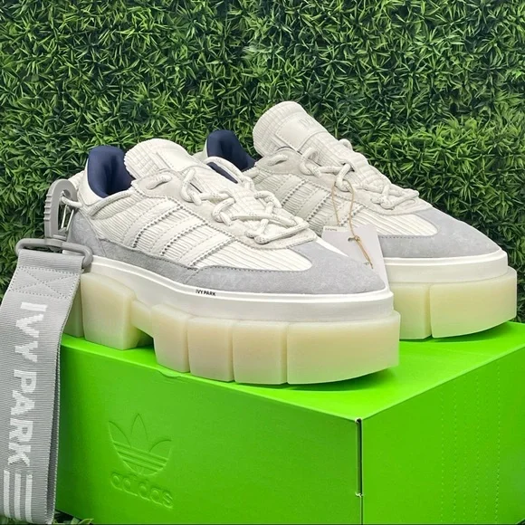adidas gazelle silver green womens Adidas x Beyonce Ivy Park Superstar Platform Sneakers, 6 - BOPF